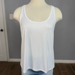 Fabletics Whisper Racerback Tank, White, M